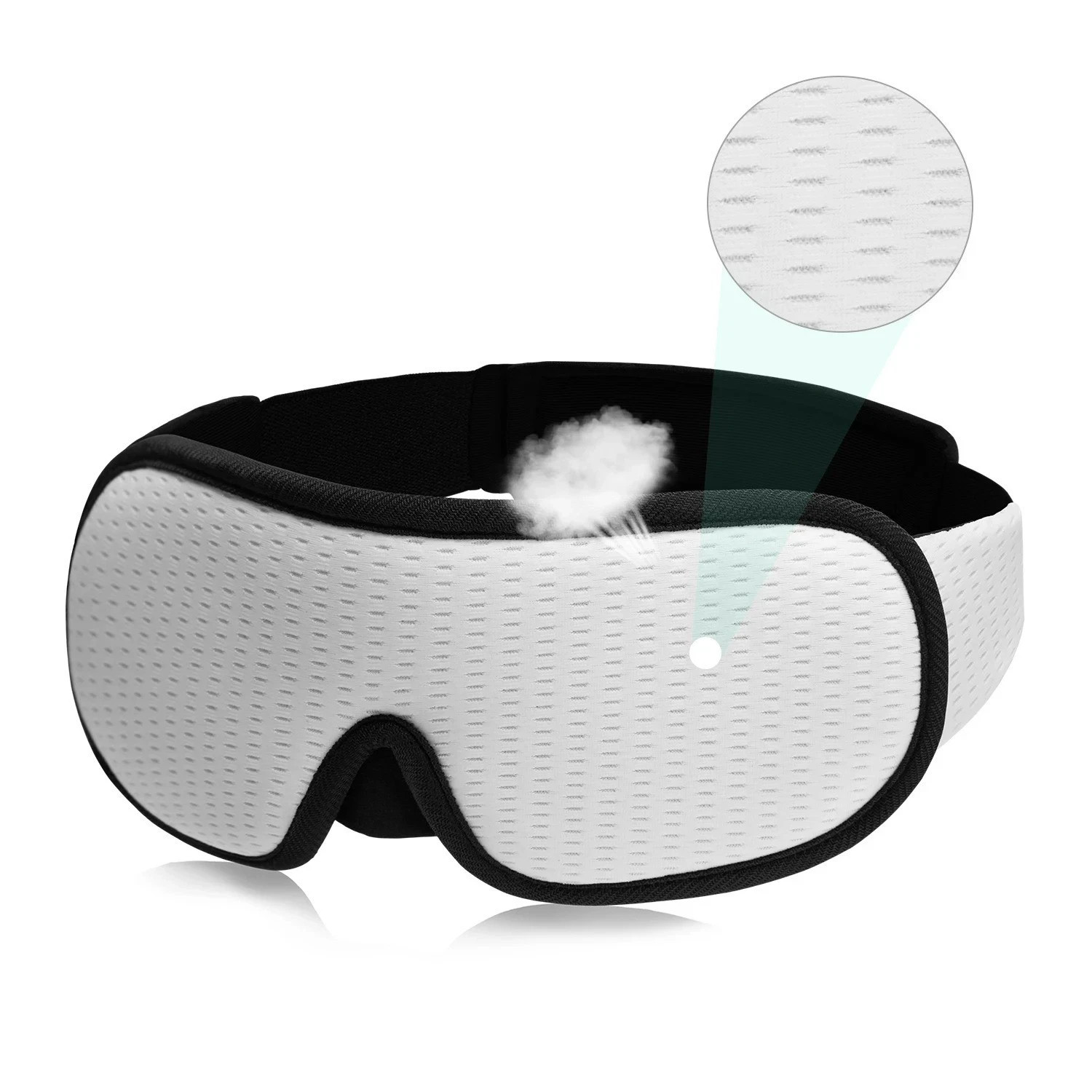 100% Blackout Travel 3D Eye Mask Sleep Soft Padded Shade Cover Relax Blindfold