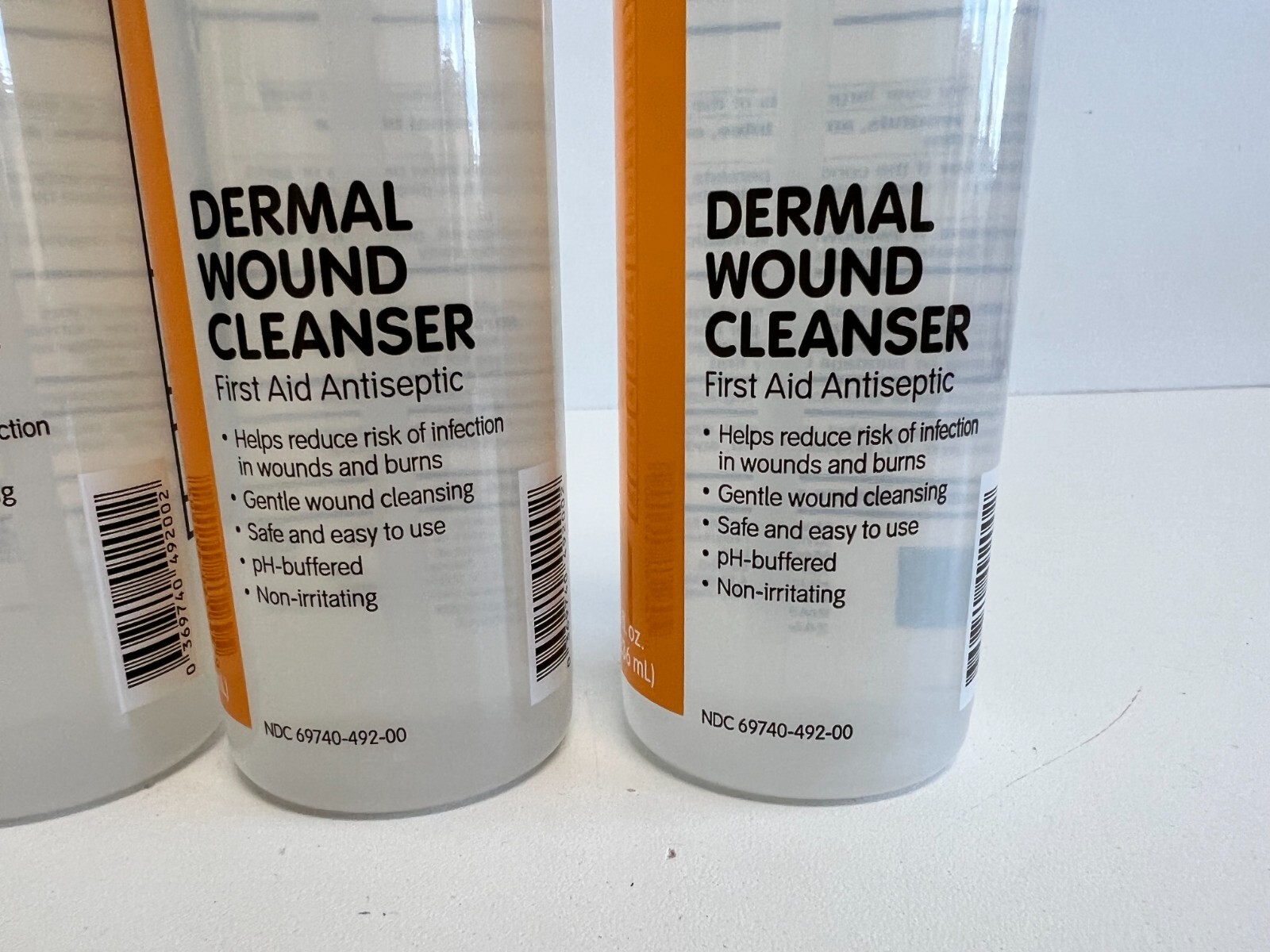 Shelf5: 4 Bottles – Dermal Wound Skin/Wound Cleanser 8 fl oz Spray Exp. 08-2024
