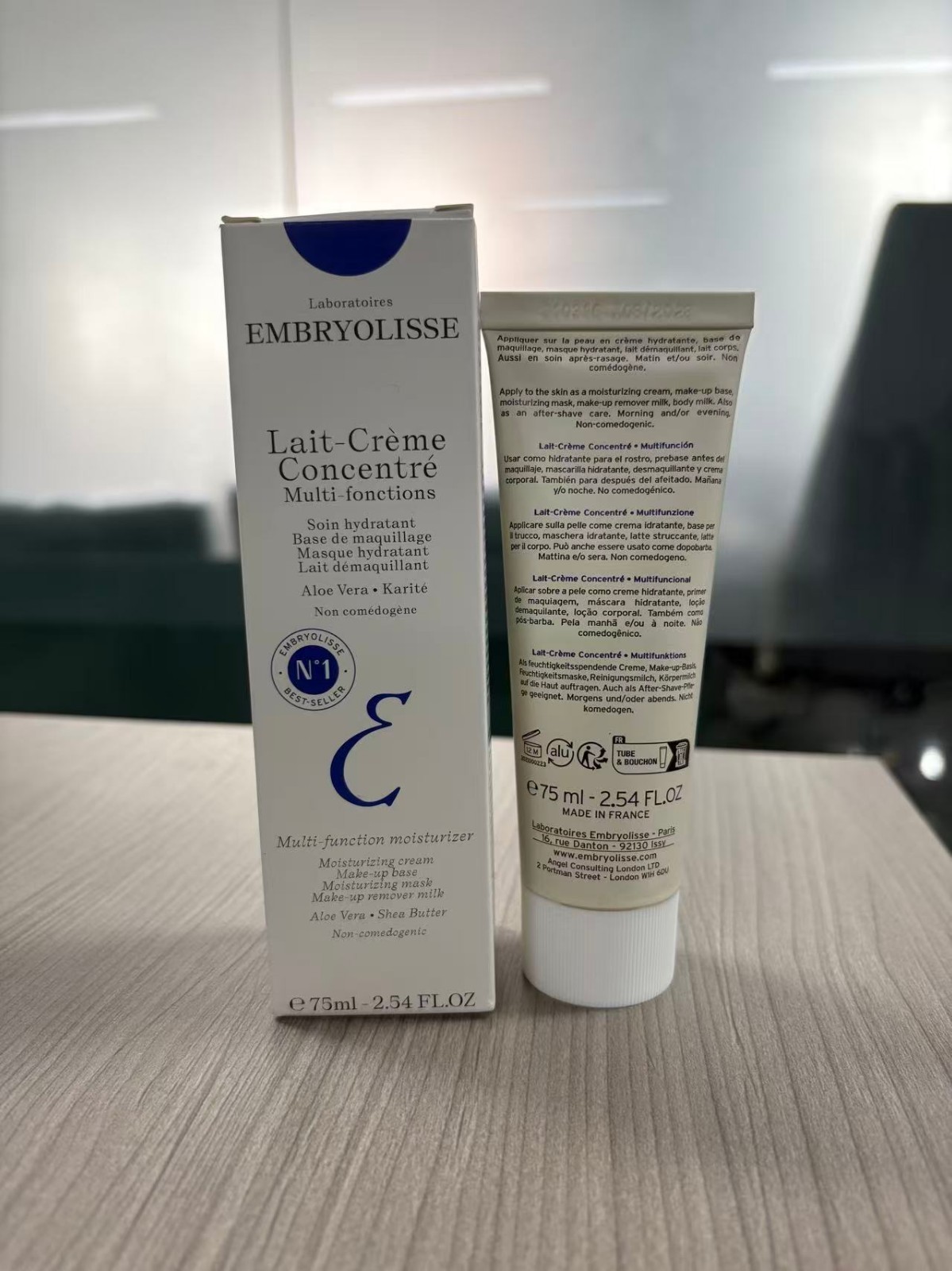 Embryolisse Lait-Creme Concentre, Face Cream For Daily Skincare 2.54 fl oz-75ml