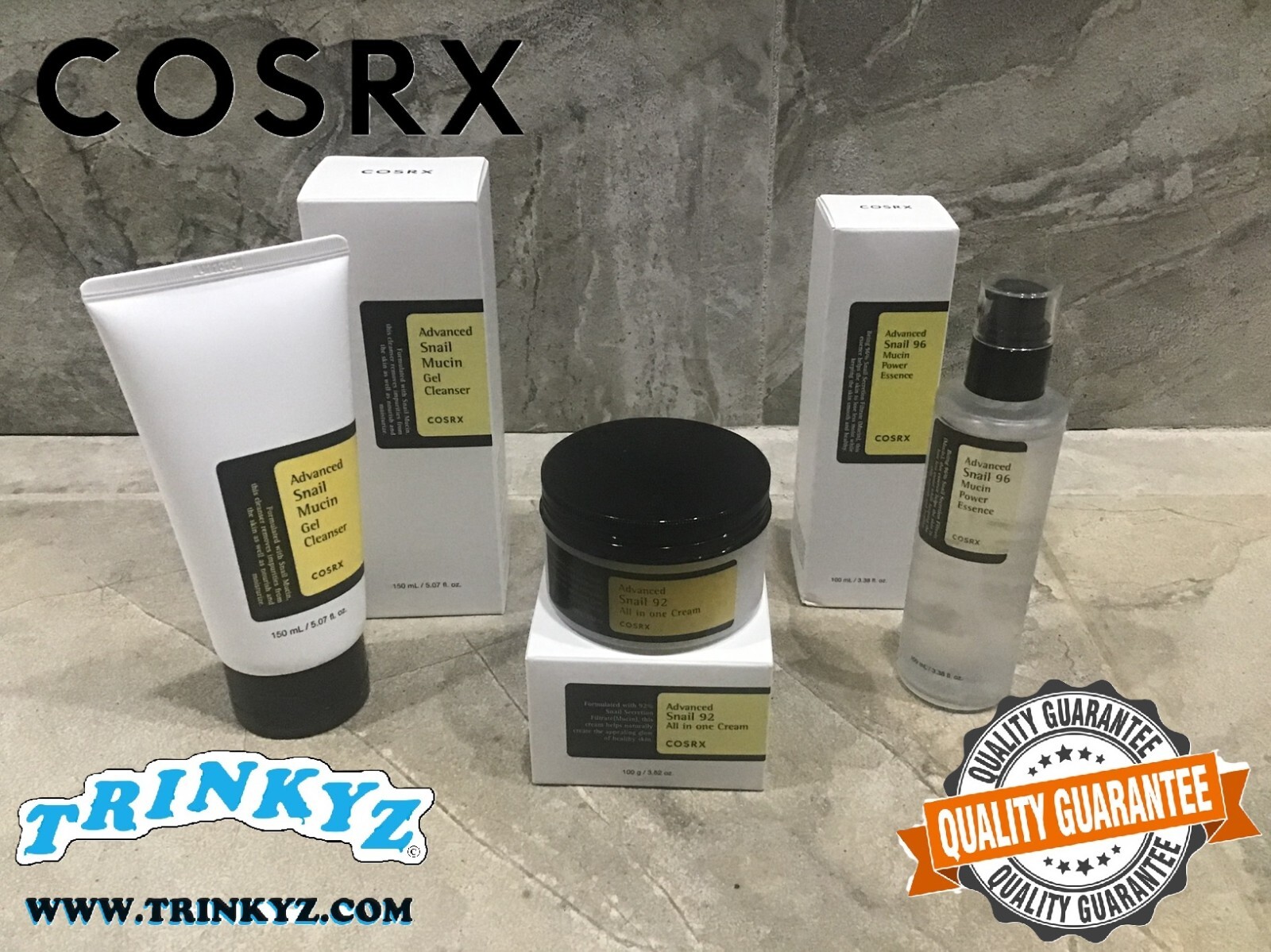 COSRX Advanced Snail 96 Mucin Power Essence | 92 All-in-One Cream | Cleanser AU