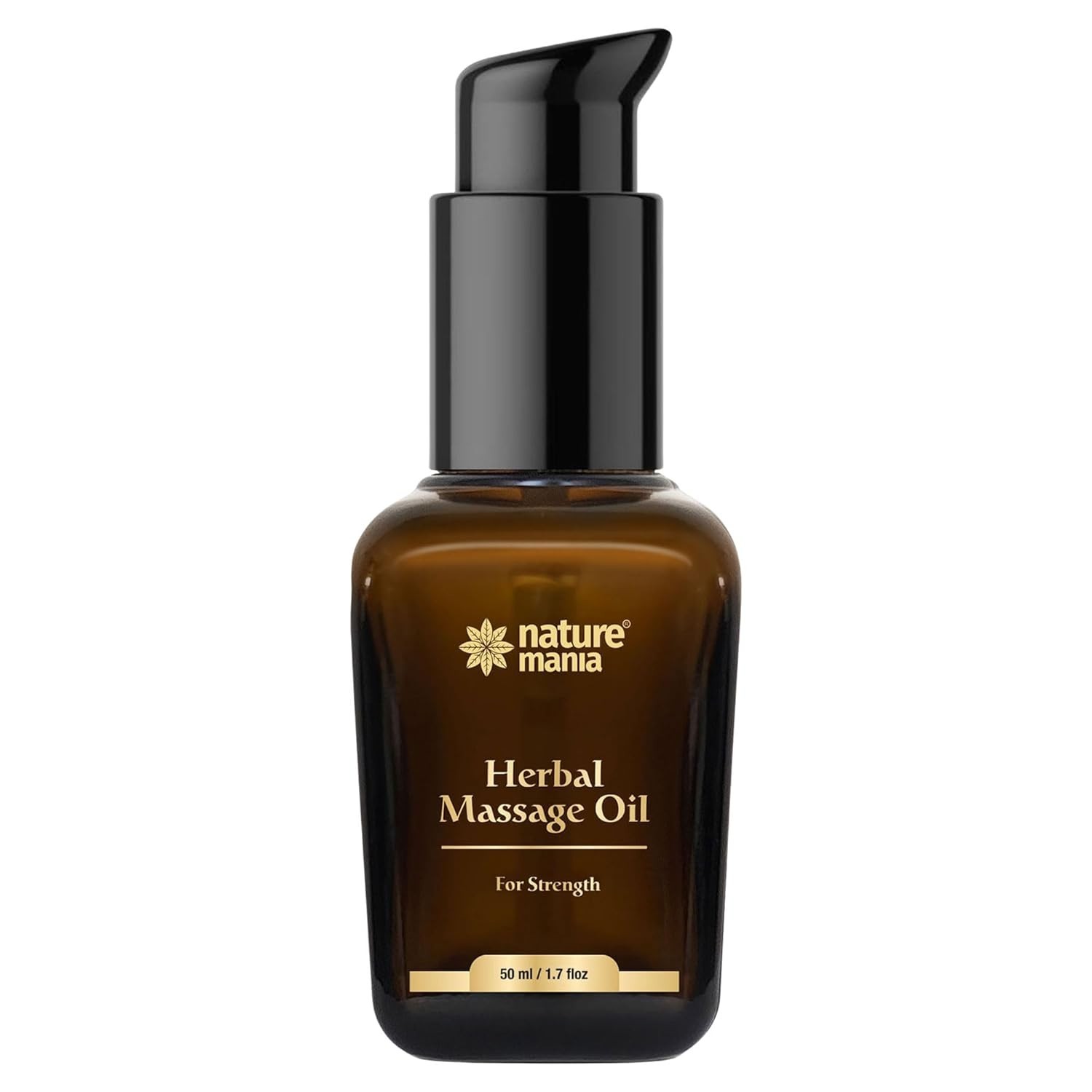 NATURE MANIA Lift-Up Oil for Men, Ayurvedic Body Massage Oil, Ashwagandha 50ml