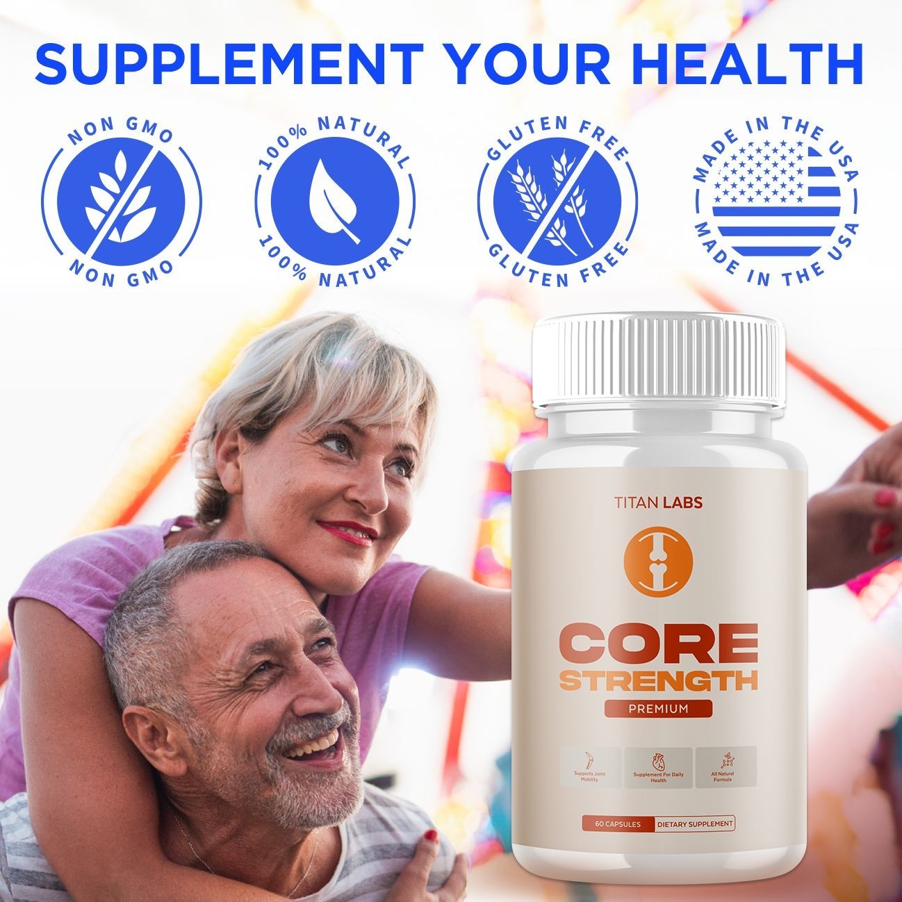 (2 Pack) Core Strength Joint Support Advanced Formula CoreStrength 120 Capsules