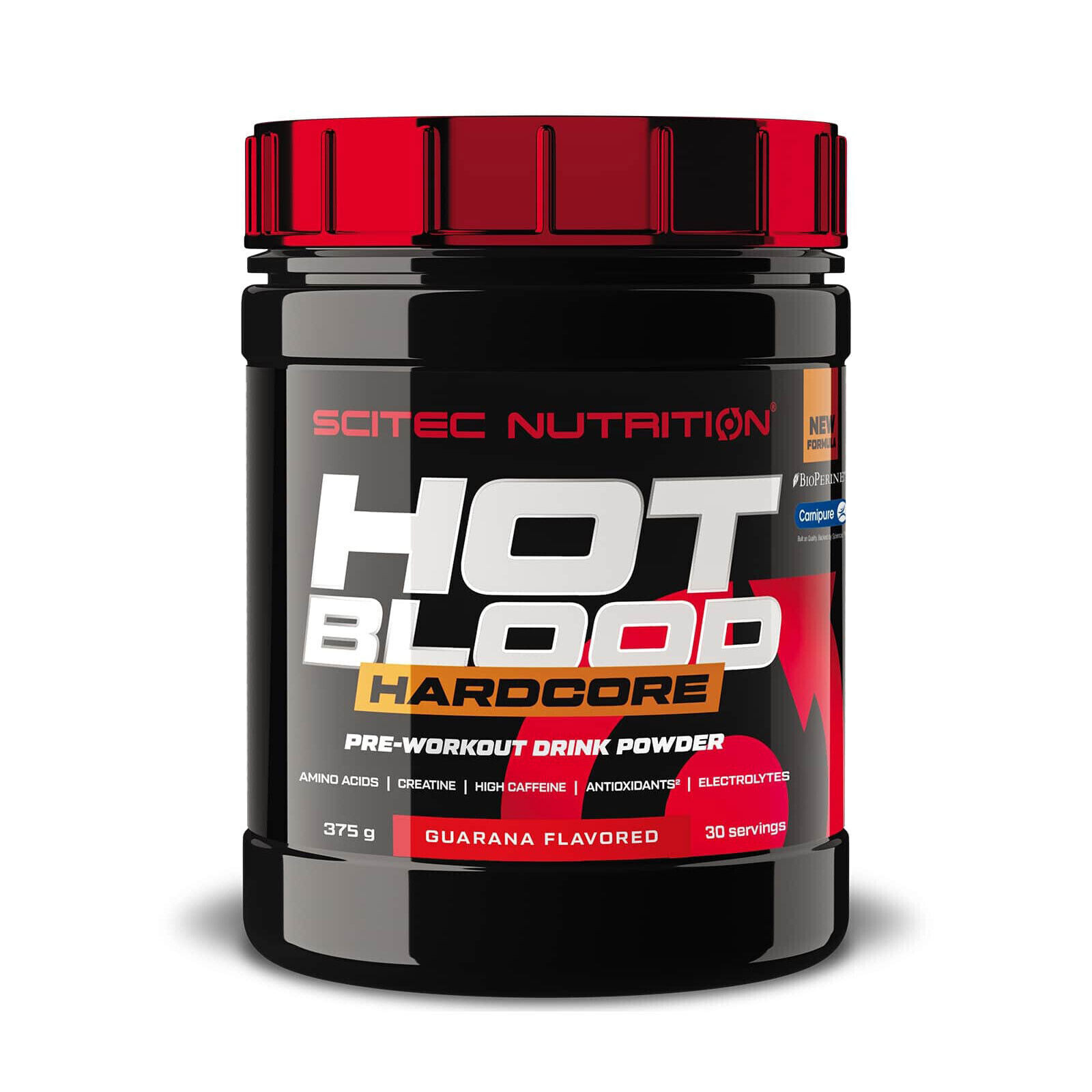 HOT BLOOD HARDCORE 375 G – support hydration, endurance- muscle support-creatine
