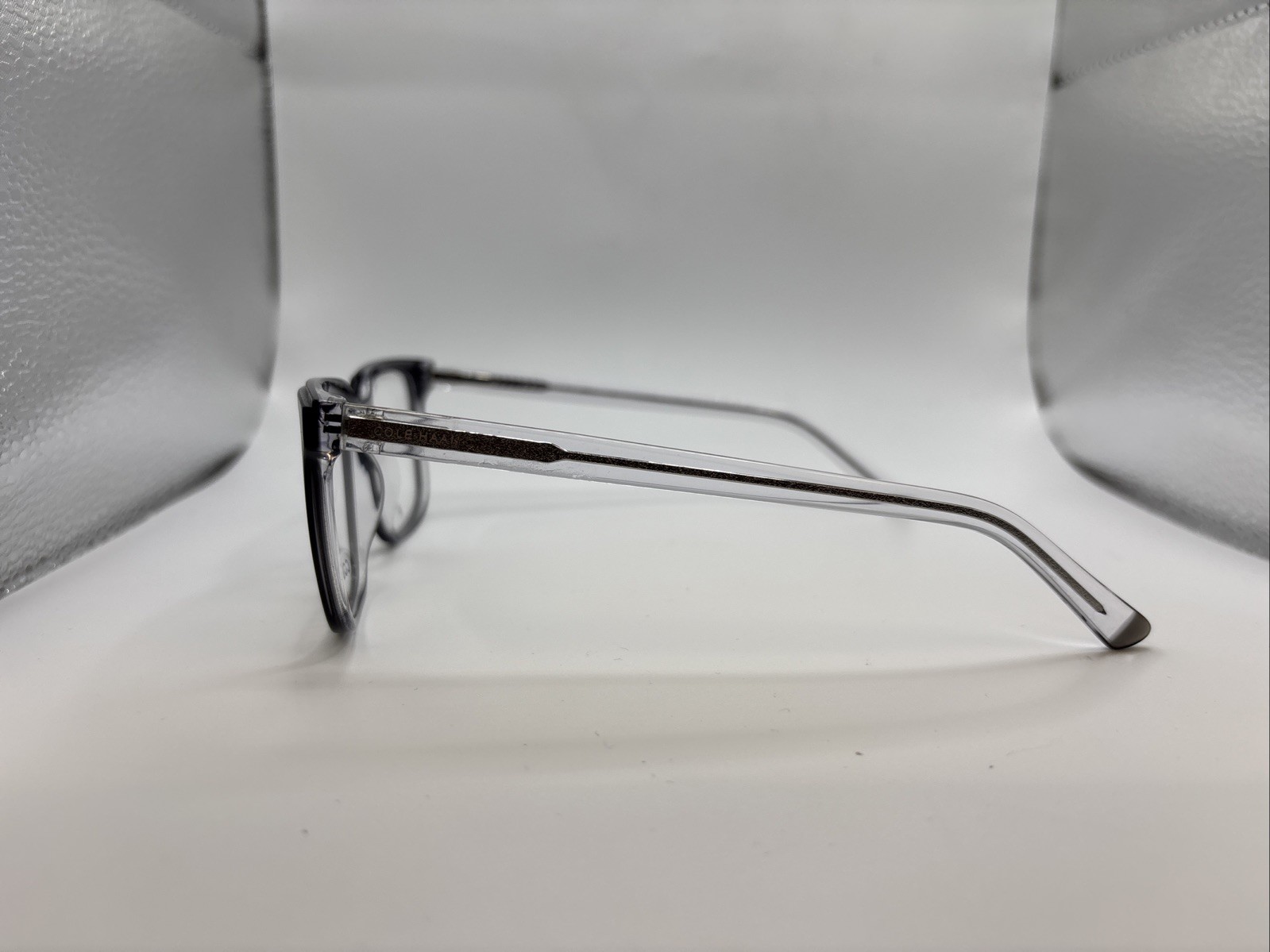 Cole Haan CH4506 (036) Smoke Crystal 52/18 M 140 Men’s Full Rim Eyeglasses A5720