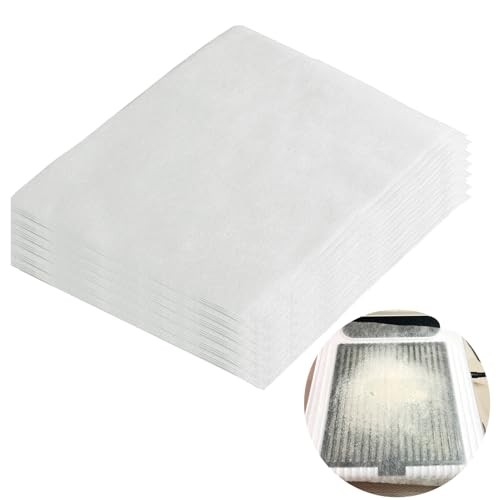 400 Sheets Nail Dust Collector Filter Paper Disposable Nail Dust 400 Pcs White