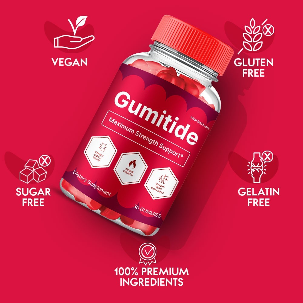 Gumitide ACV Gummies, Max Strength , Gumitide All natural Supplement (1 pack)