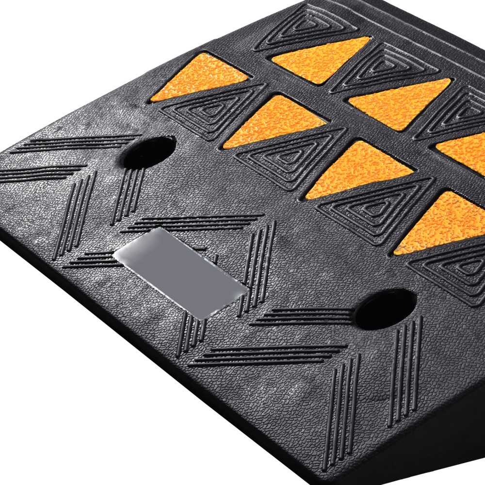 4.25″ 15T Rubber Curb Ramp Driveway Wheelchair Truck Forklift Access Ramp