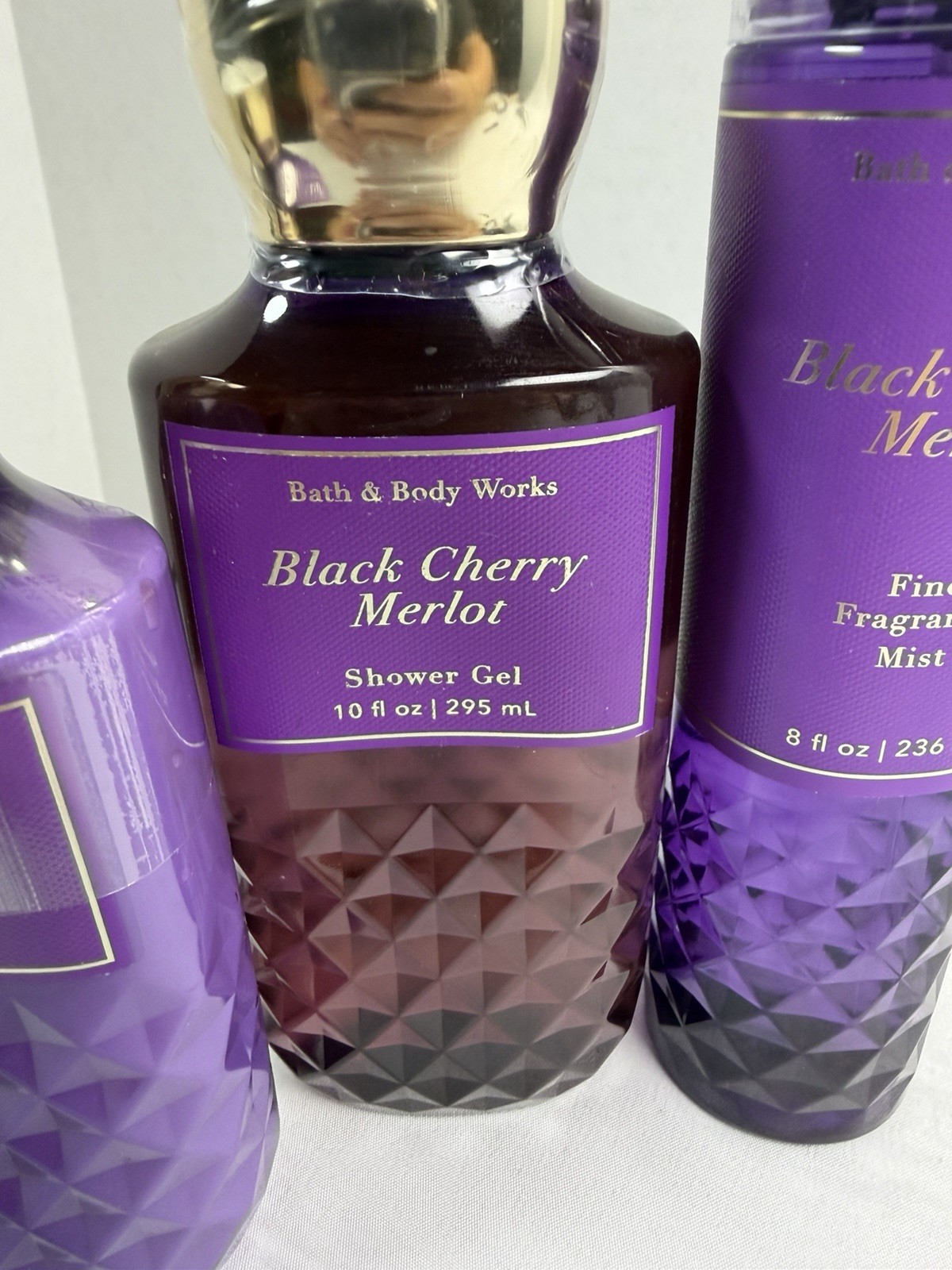 3 BATH & BODY WORKS BLACK CHERRY MERLOT Brand New Lotion/Gel/Mist Discontinued