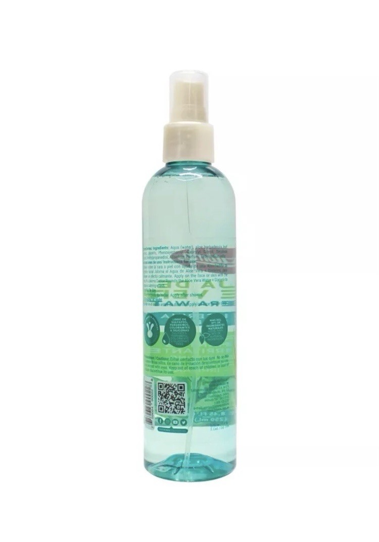 Jaloma Aloe Vera Water + Glycerin 8.45 Fl Oz