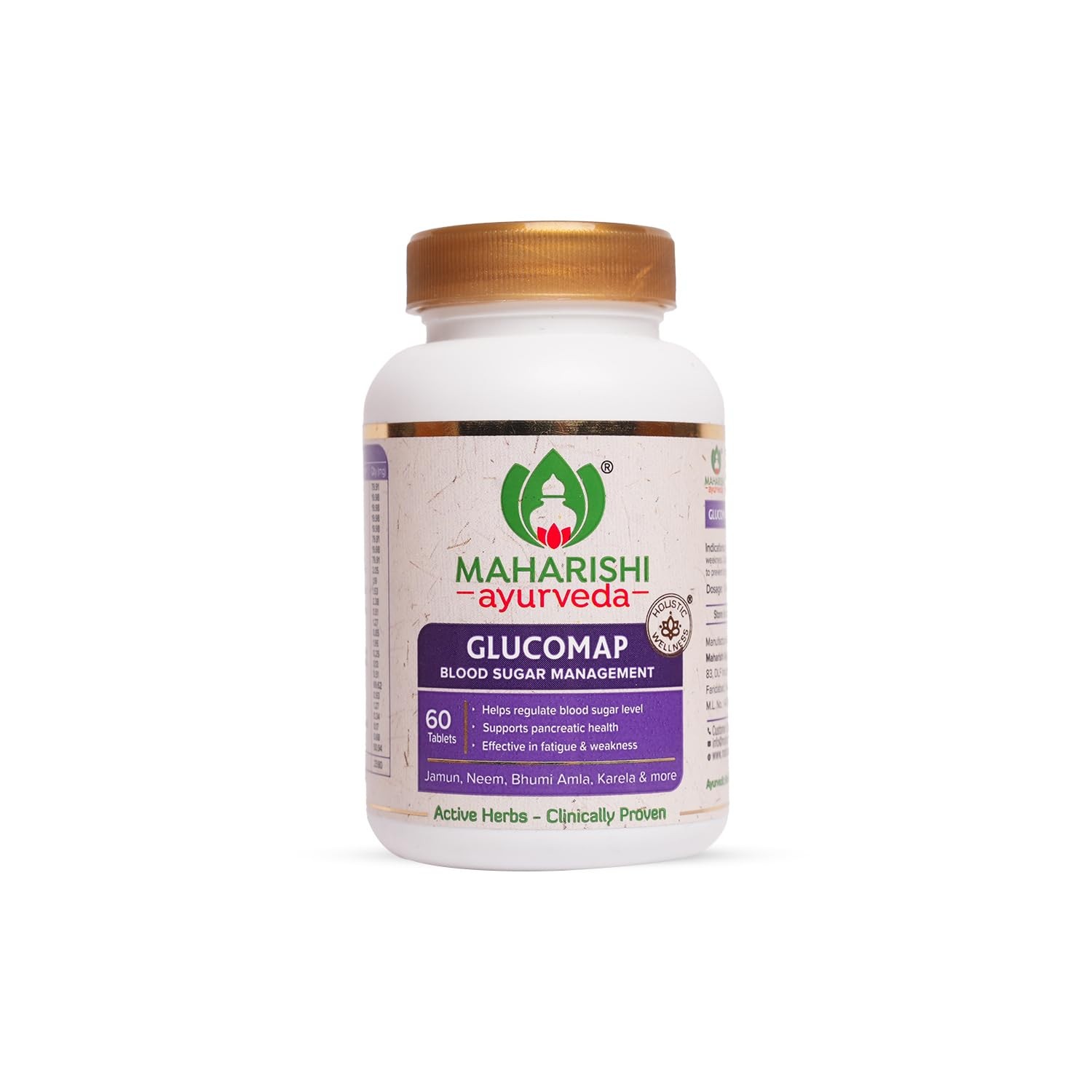 Maharishi Glucomap 60 Tablets Pack Of 2 | Free Shipping