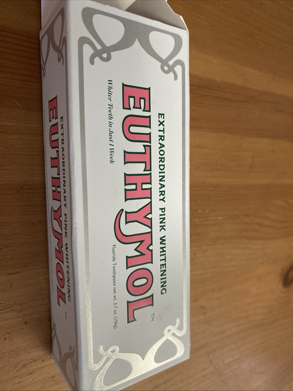 EUTHYMOL Whitening Toothpaste (3.7fl oz) – Stain Removal in 2 Weeks 106g