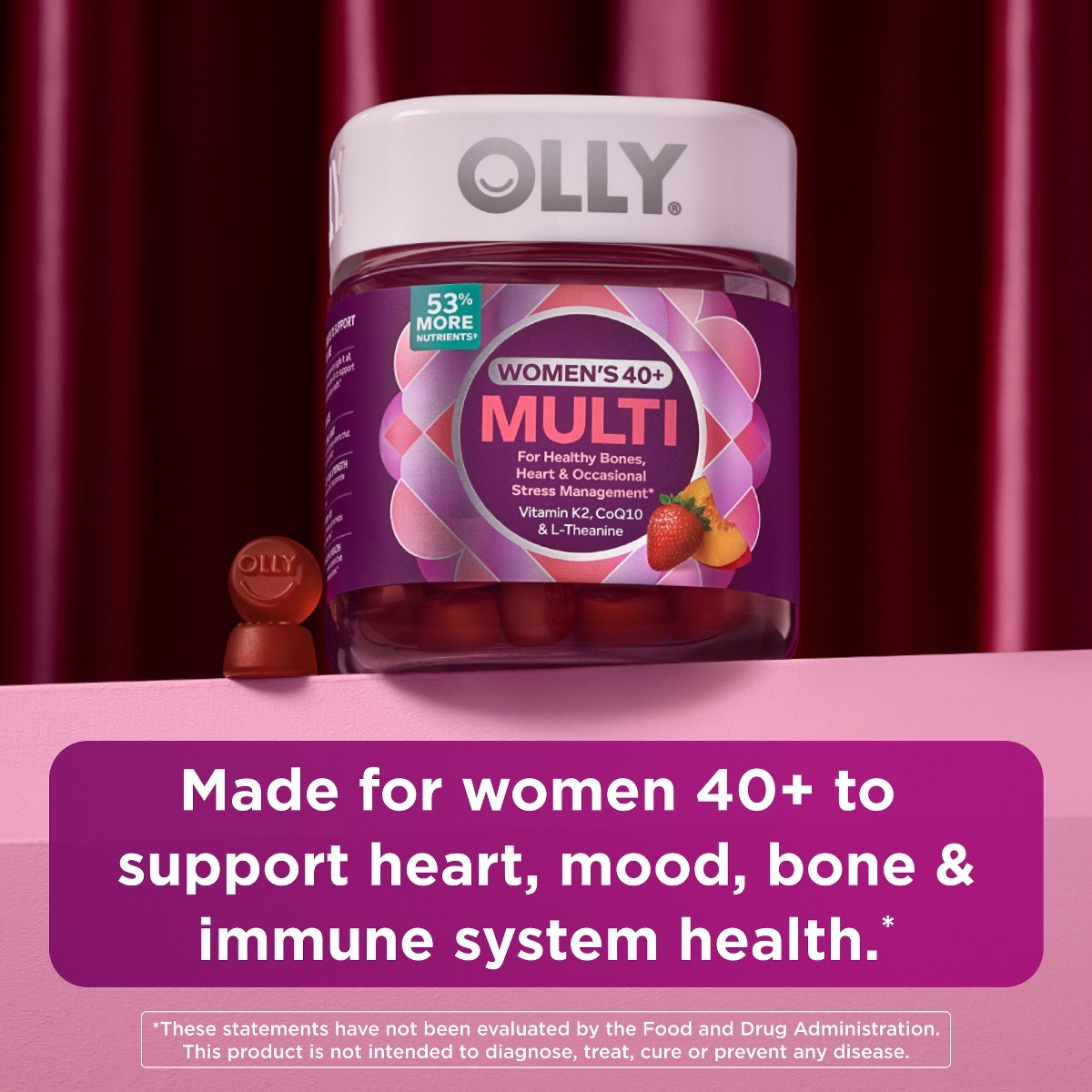 OLLY Women’s 40+ Multivitamin Gummies – 90ct