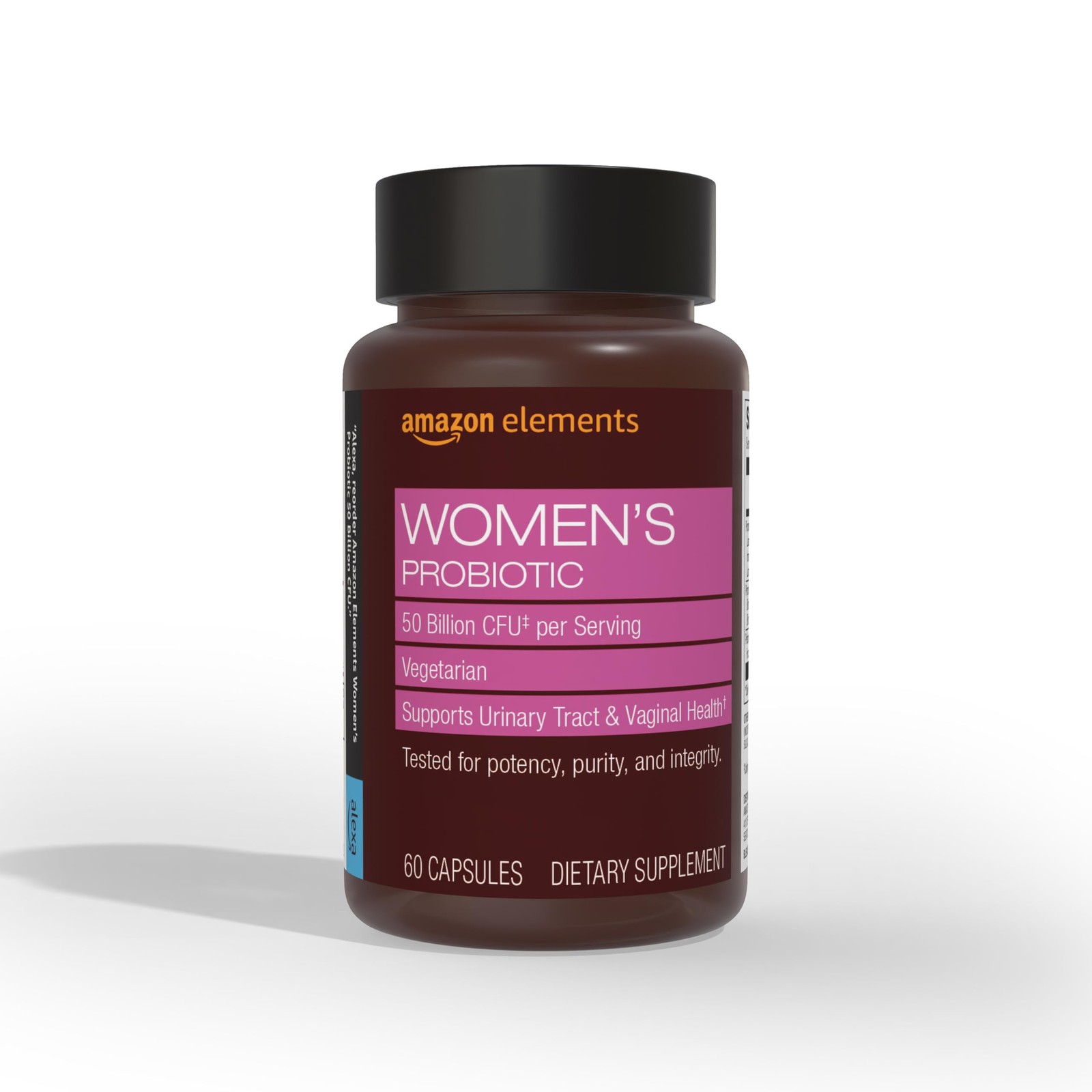Retailer Elements Womens Probiotic 50 Billion Cfu Per Serving Vegetarian Support