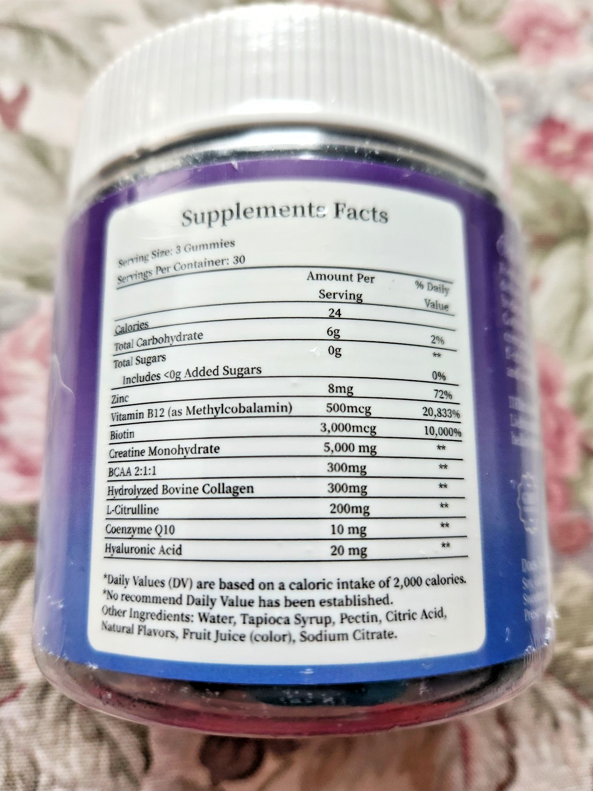 Creatine Gummies for Women ~ 5000mg Creatine Monohydrate Gummies