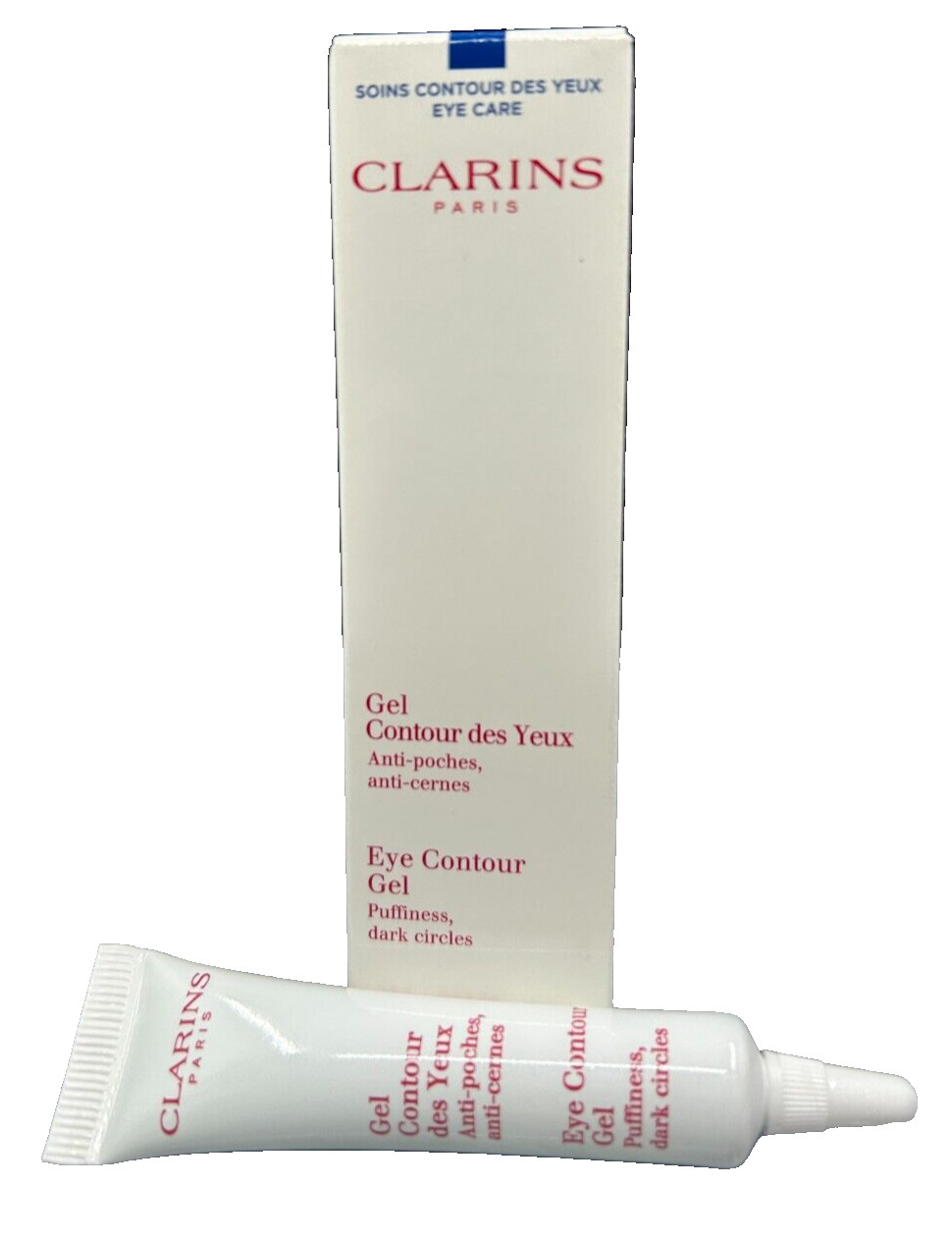 Clarins Paris Eye Contour Gel Puffiness Dark Circles 0.35 oz NIB