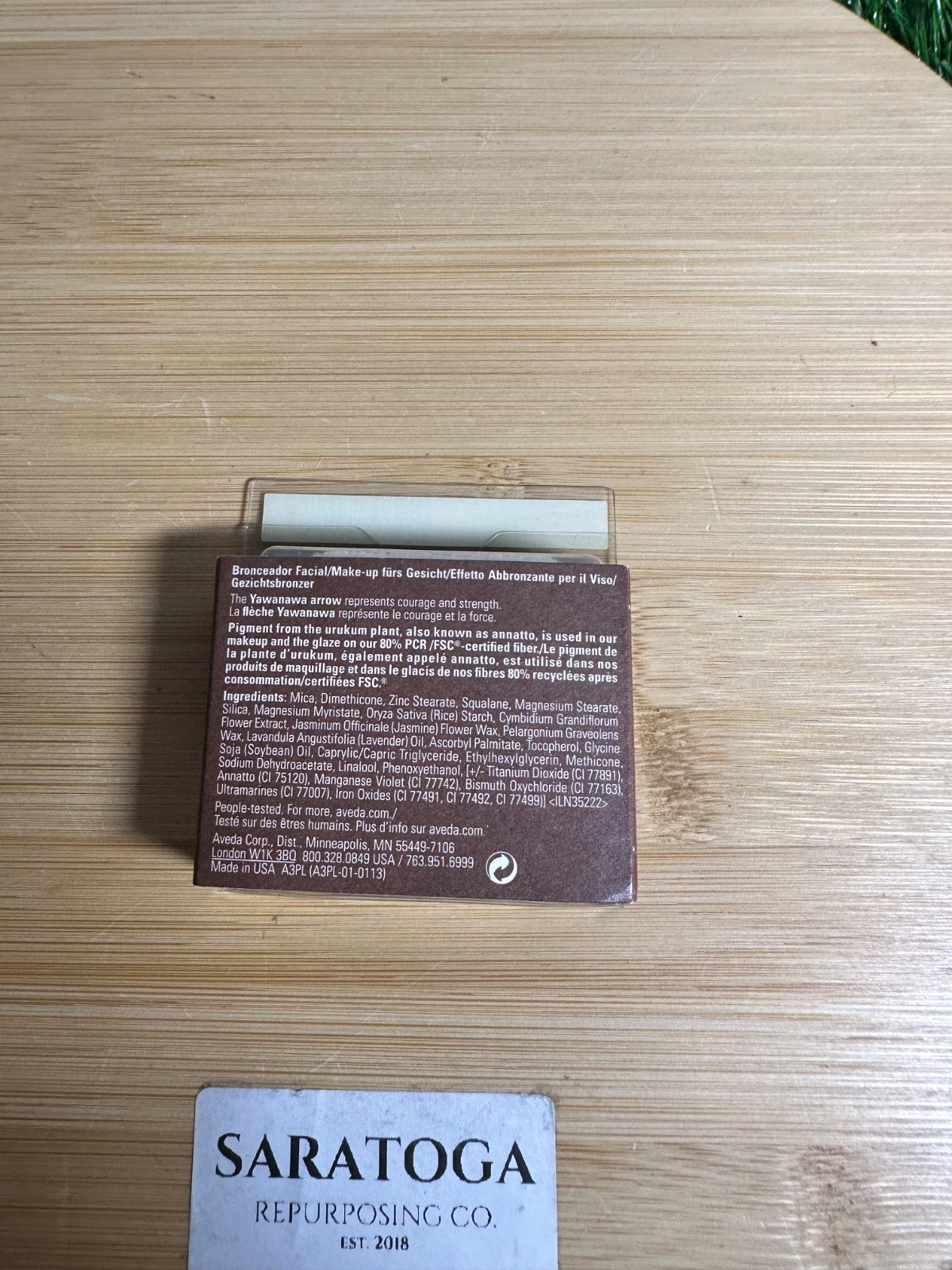 Aveda Uruku Face Bronzer #106 Brazilian Sun – 0.29 Oz. / 8.5 g (Discontinued)