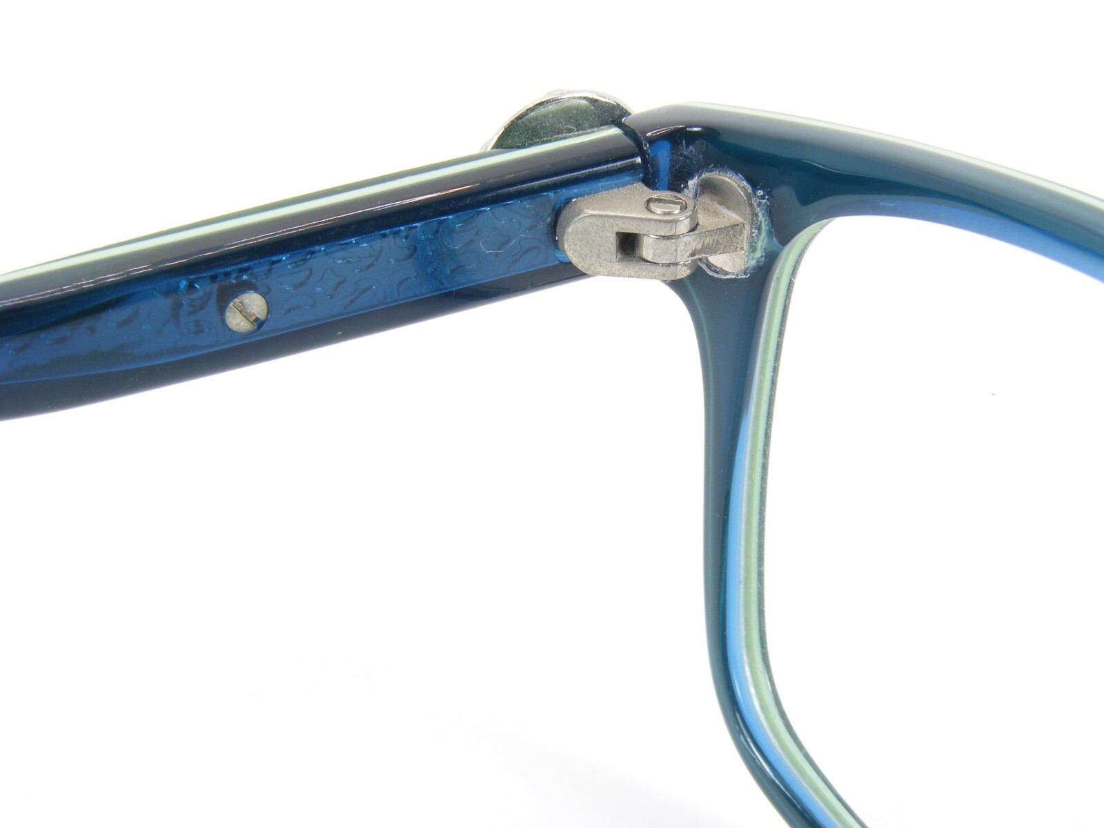 Charms 6266-2 Brushed Green /Mint /Blue UNIQUE RARE EYEGLASSES GLASSES 55-15-135