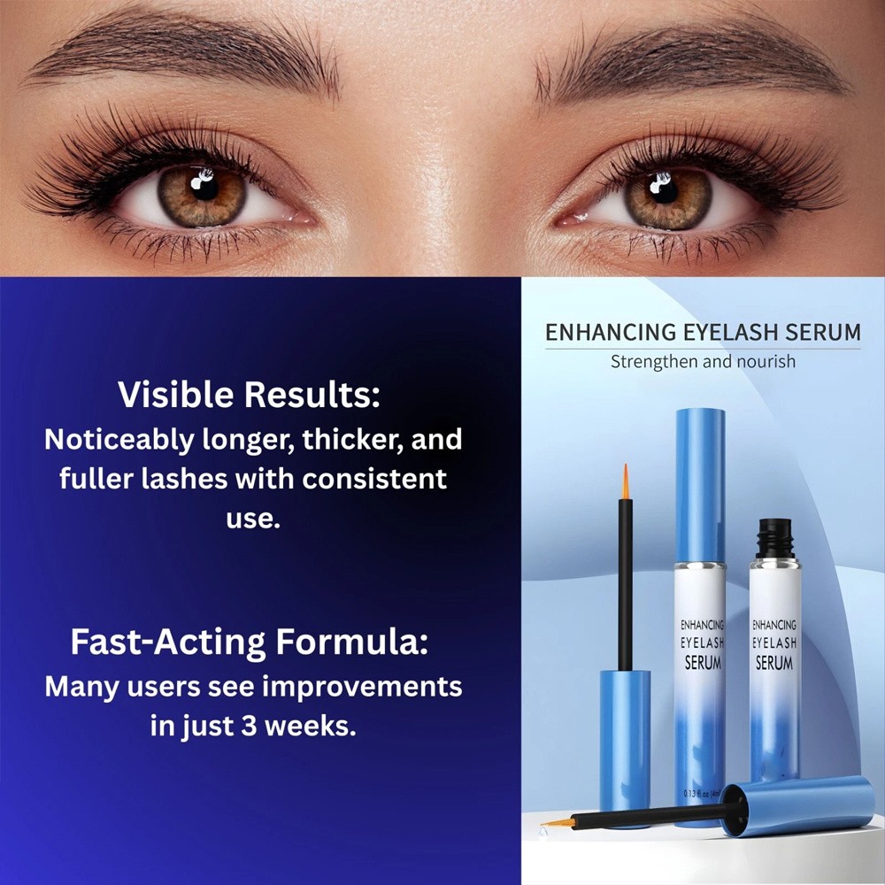 Eyelash Eyebrow Growth Serum Professional Enhancer Longer Lash