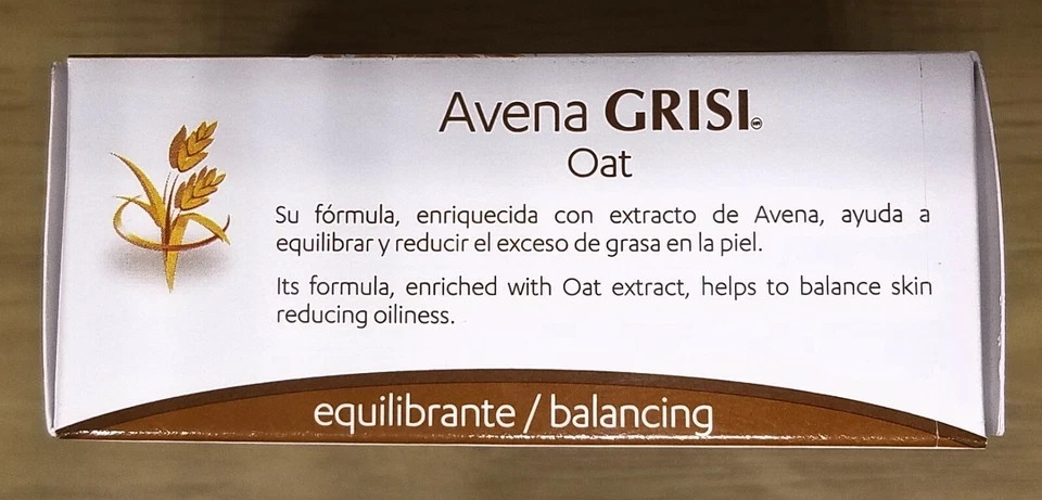 THREE Avena Grisi Oat Soap 3.5 oz Bars Body Care Bath and Shower