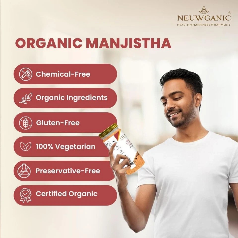 Neuwganic Organic Manjistha Powder 100gm