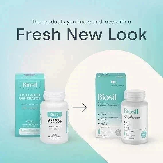 Biosil Collagen Generator – 120 Original Capsules ( pack of 2 )