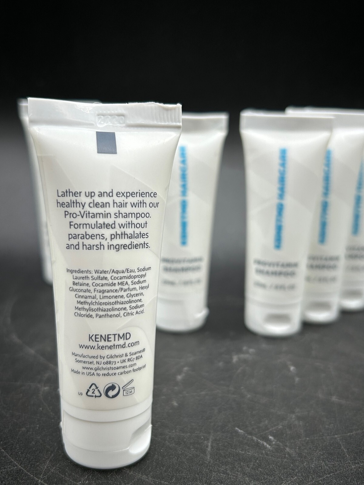 (LOT OF 10) KenetMD Haircare Provitamin Shampoo 0.9oz – Hyatt Hotels – TRAVEL