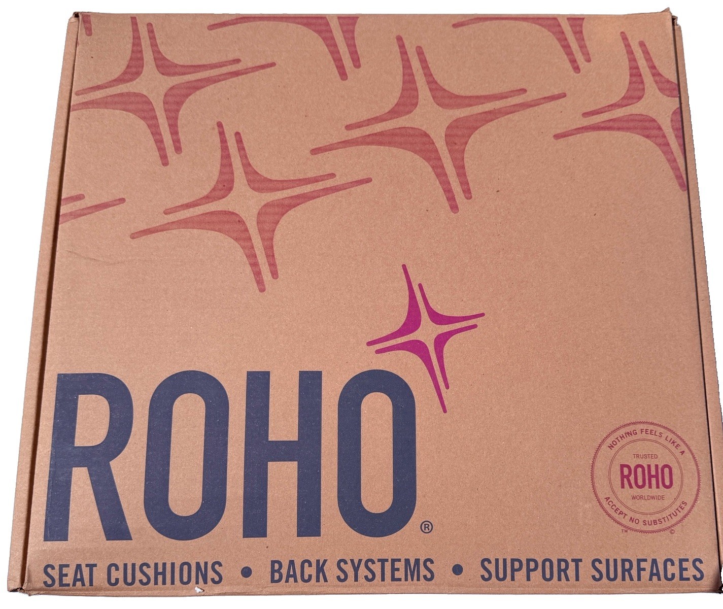 ROHO High Profile Quadtro Select Wheelchair Black Air Cushion w/2Covers: QS1010C