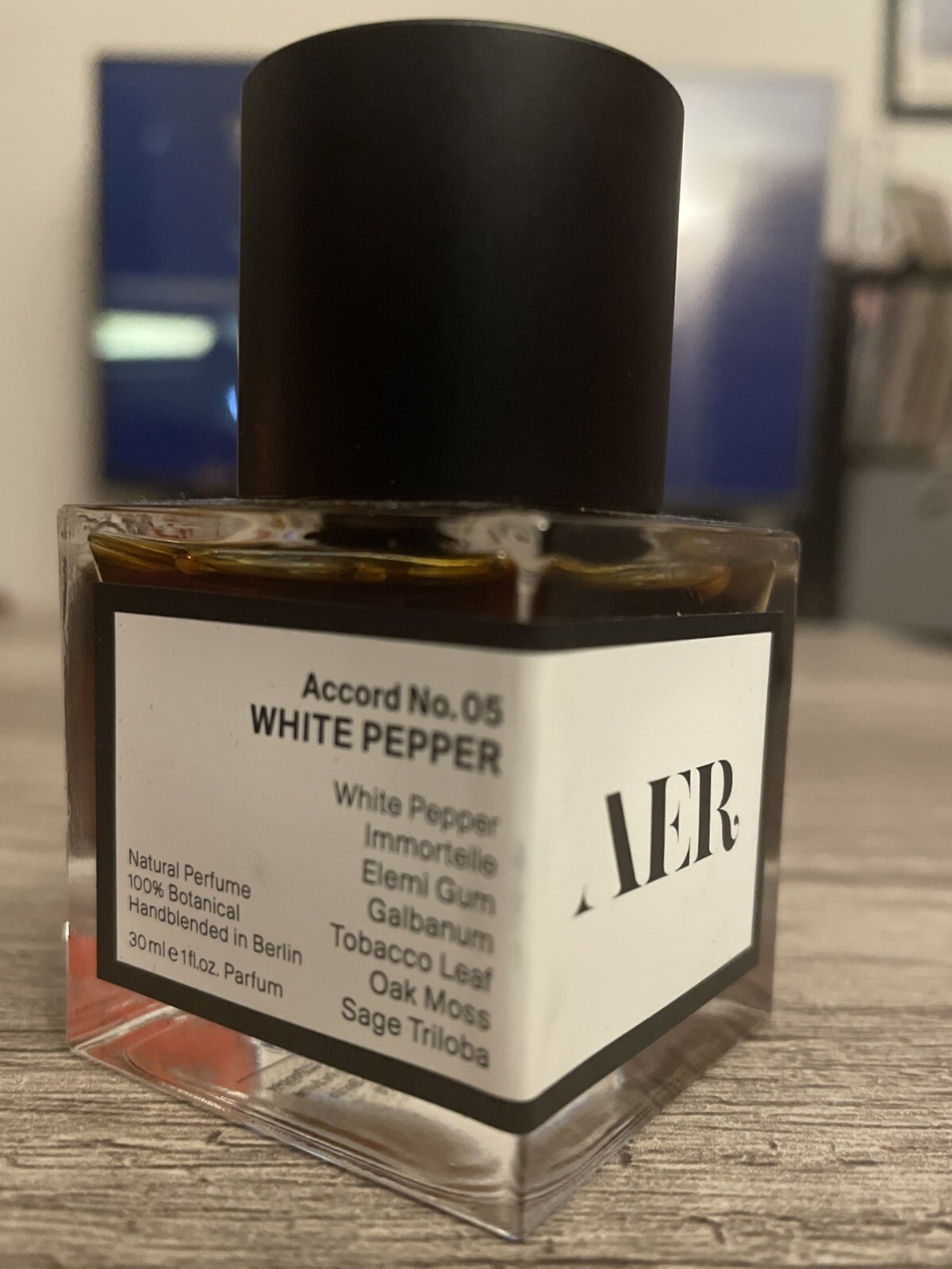 Accord No. 05: White Pepper AER Scents (IMPORTED FROM FRANCE) RARE