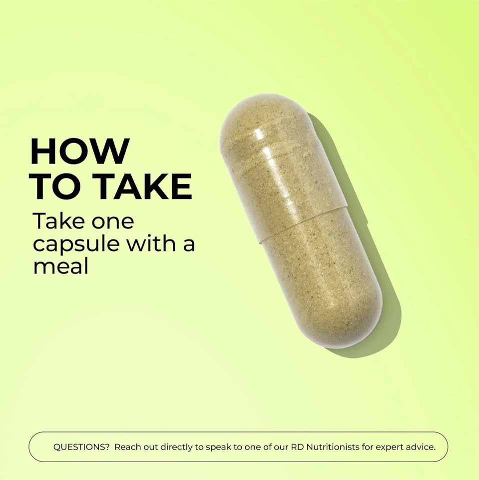 HUM Flatter Me Extra Strength Digestive Enzymes 60 Servings Free Shipping US