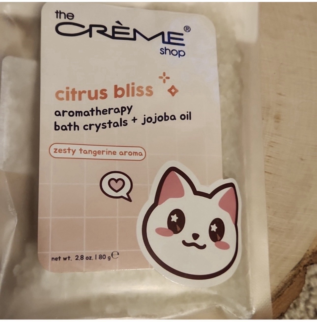 The Creme Shop Aromatherapy Bath Crystals 4 Pack Jojoba Oil 11.2 oz New