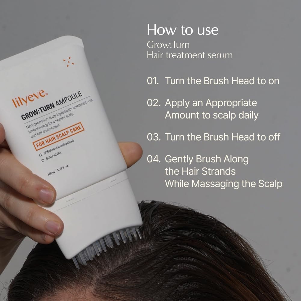 lilyeve Grow Turn Ampoule 100ml – Korean Hair Loss Treatment