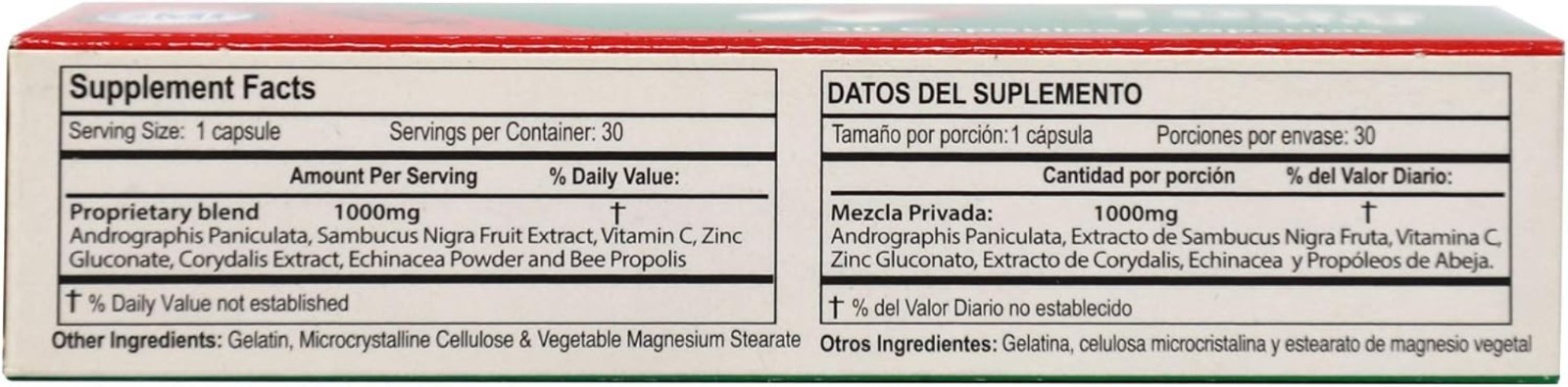 Promex Plus Antioxidant Capsules 1000 mg – Traditional Herbal Blend – 30 Count