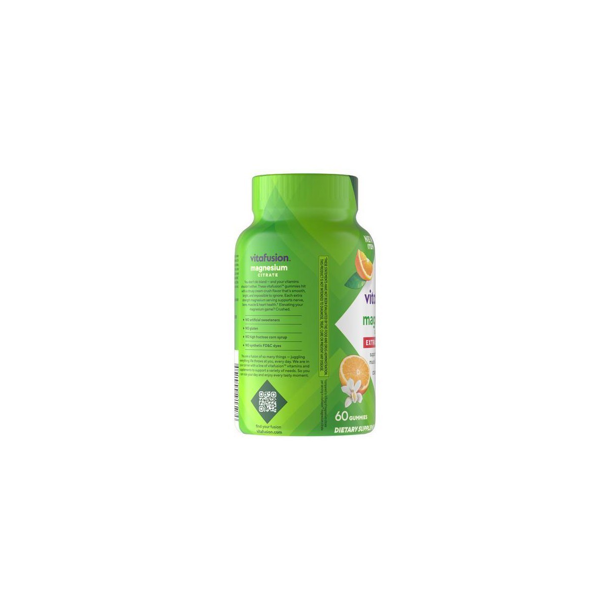 Vitafusion Magnesium Citrate Extra Strength Dietary Supplement Gummies – 60ct