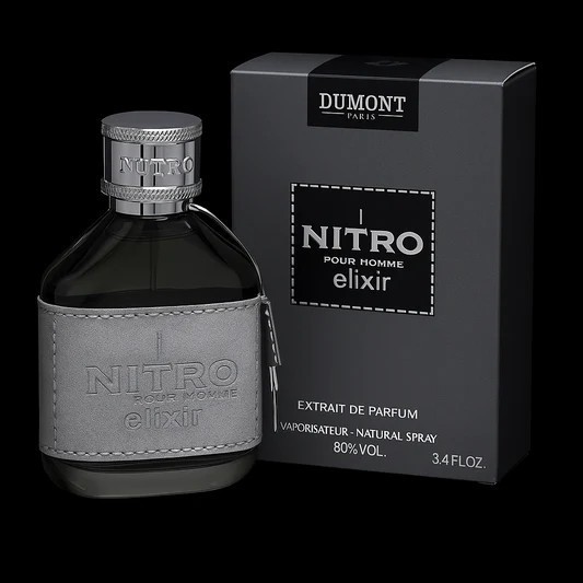 Nitro Elixir 3.4 Fl Oz Extrait De Parfum for Men – Bold Elegant Sensual Fragranc