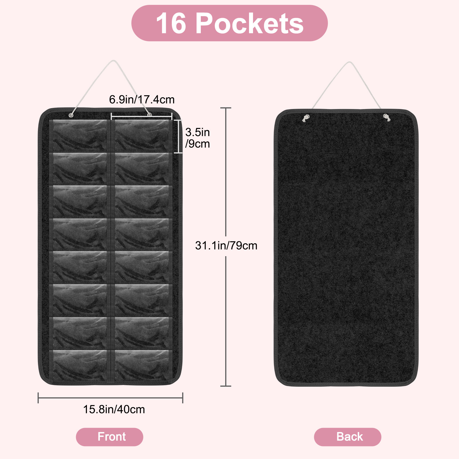 Hanging Eyeglasses Storage Bag Sunglasses Organizer Wall Stand Glasses Holder