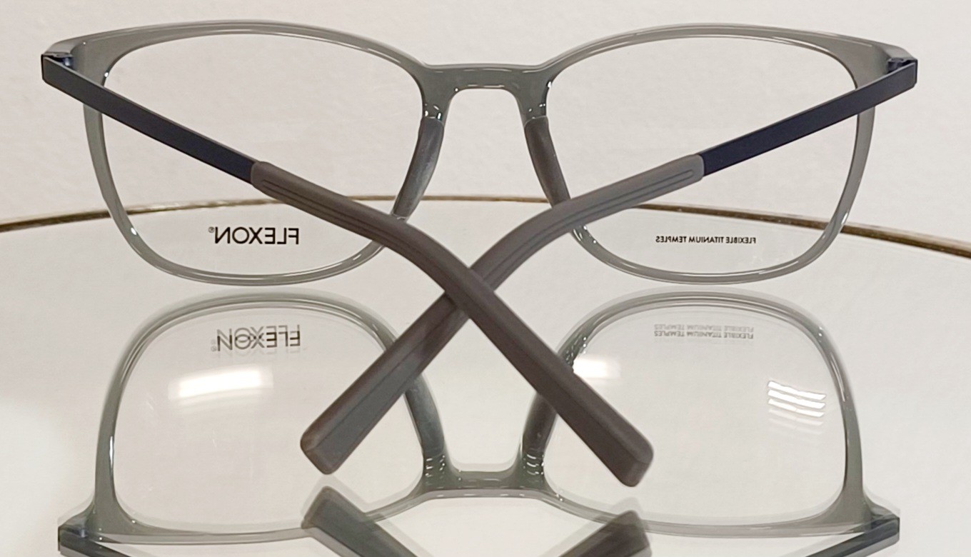 Originale FLEXON EP8013 023 Eyeglasses GREY New Plastic 54-19-145