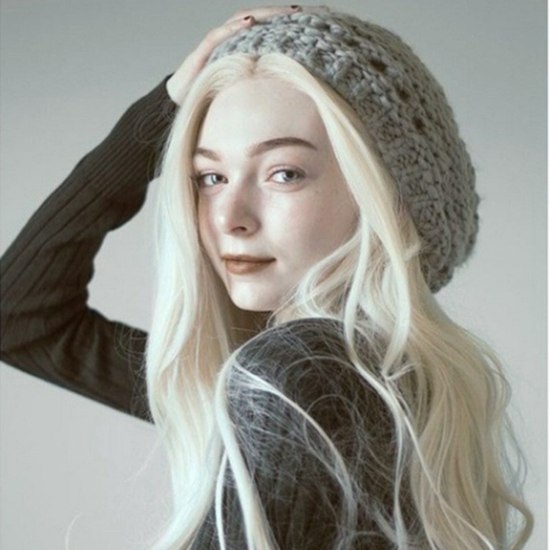 Role Playing With Long Curly Hair Large Wavy Black Gray Dyed Wigs Silver White