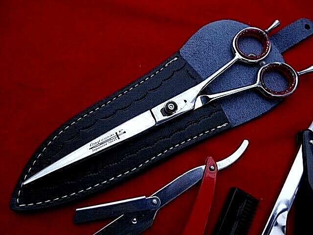 Money Back Warranty 8″ Hairdressing Barber Scissors/Japanese Steel+ 2 x Razors