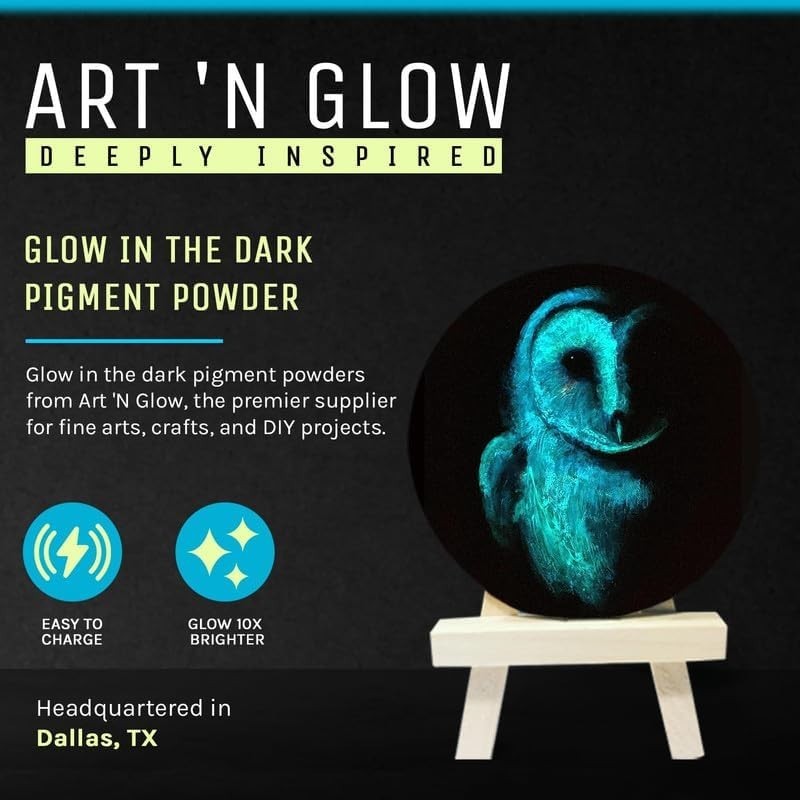 Versatile Glow in the Dark Powder – 12g Neutral Blue for Indoor & Outdoor Use