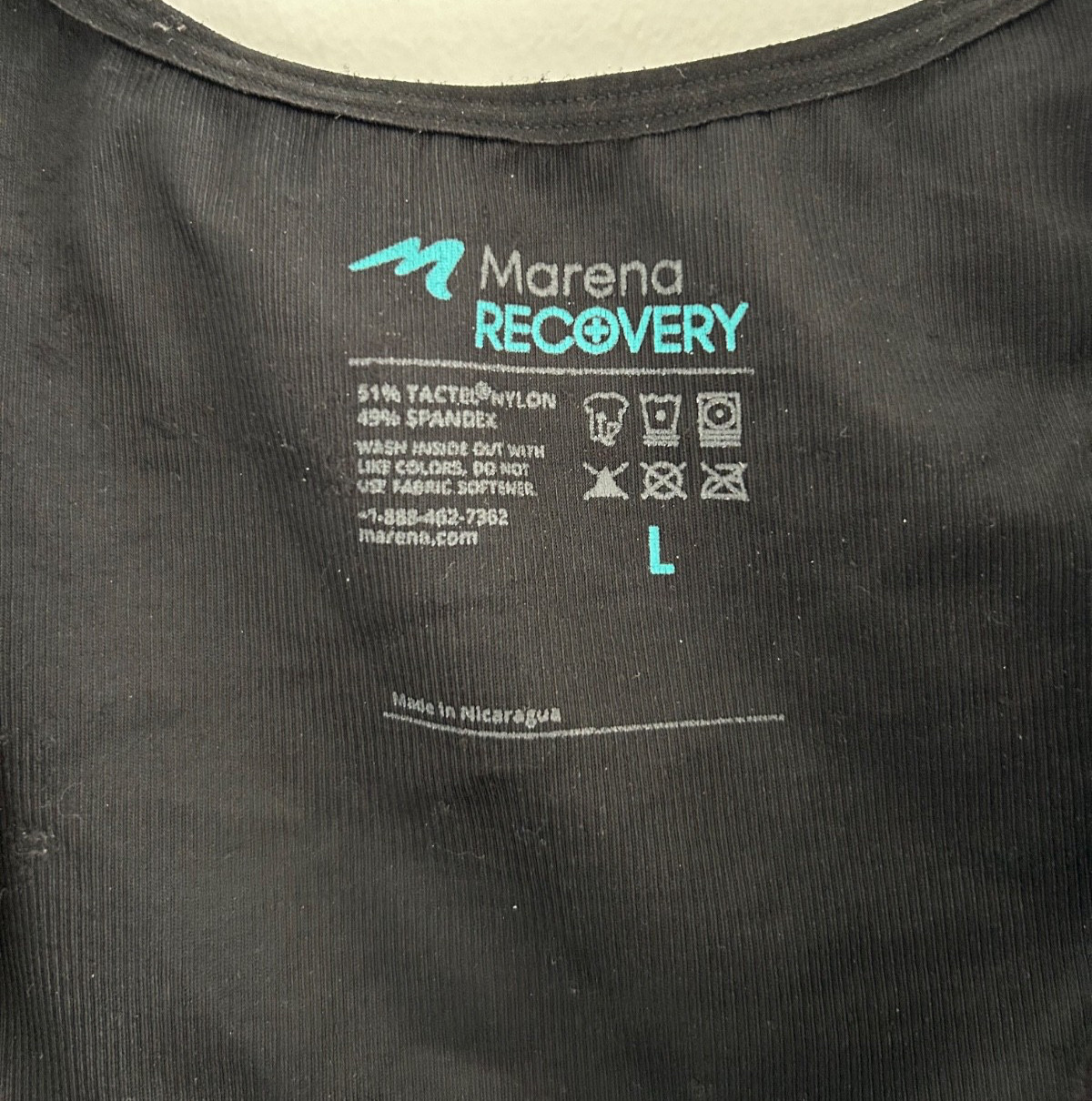 Marena Recovery – Compression Vest for Top Surgery Recovery (Black) Size Large