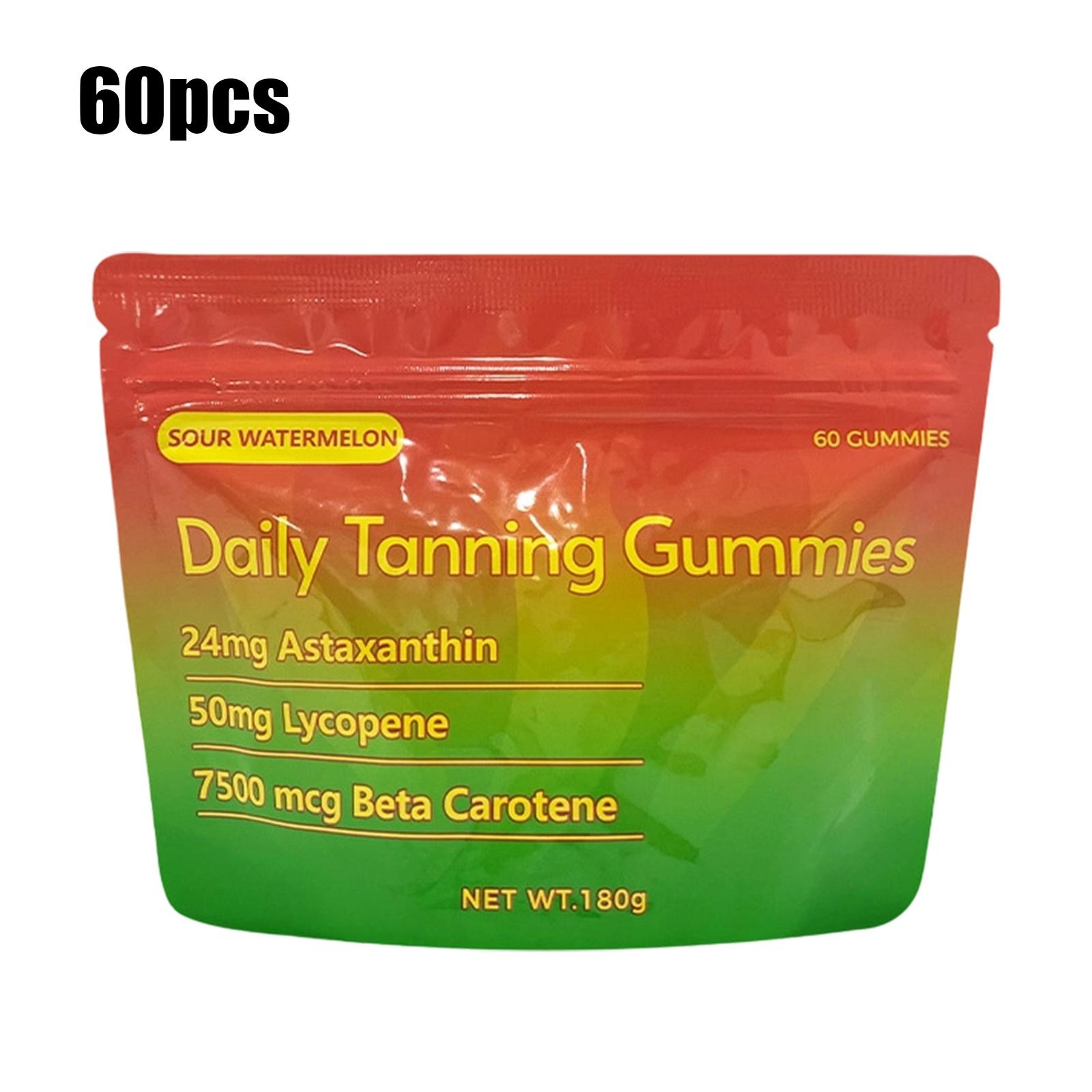 Daily Tanning Gummies Supplement – 60 Gummies 30-Day Supply