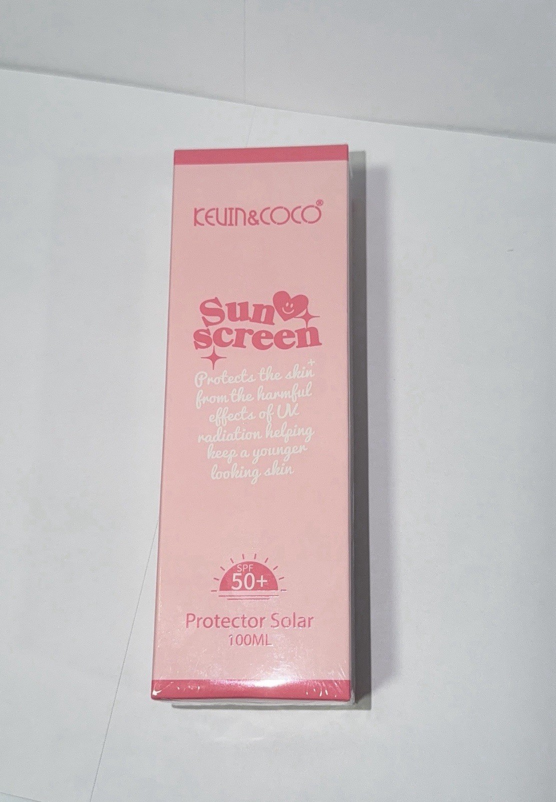 KEVIN&COCO Protector Solar SPF 50+ Chemical Sunscreen 100 mL
