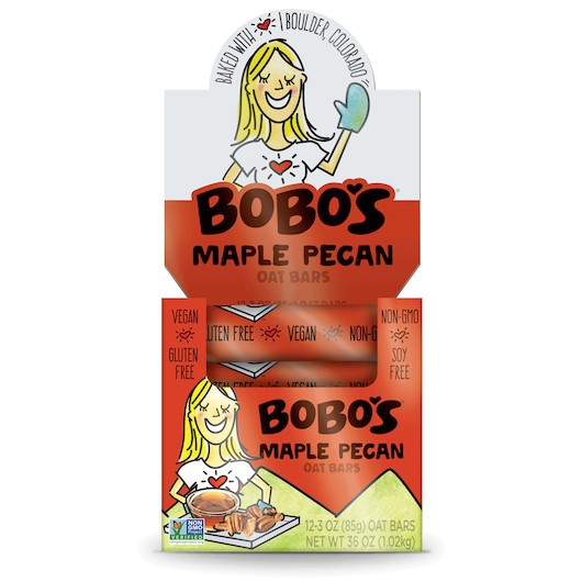Bobo s Maple Pecan Oat Bar, 3 Ounce, 12 Per Box, 4 Per Case
