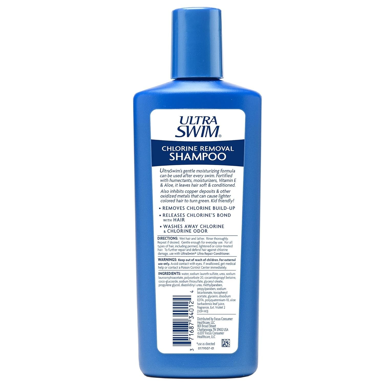 Ultra Swim Chlorine Removal & Hard Water Treatment Moisturizing Shampoo, 7 fl oz
