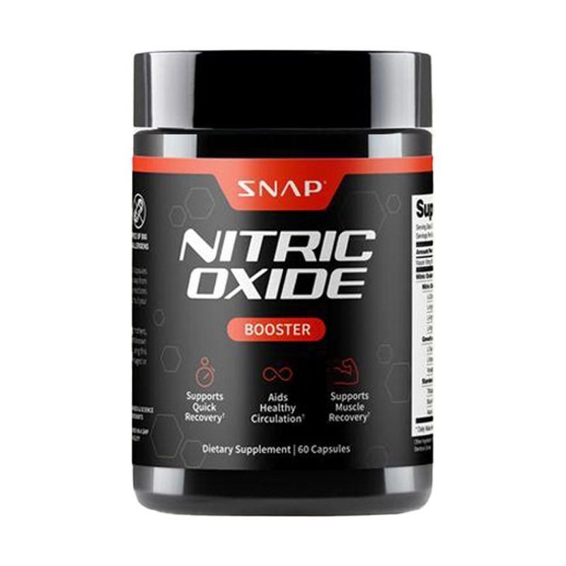 Nitric Oxide Booster + Testo Booster Bundle for Men, 60 Vegetarian Capsules Each