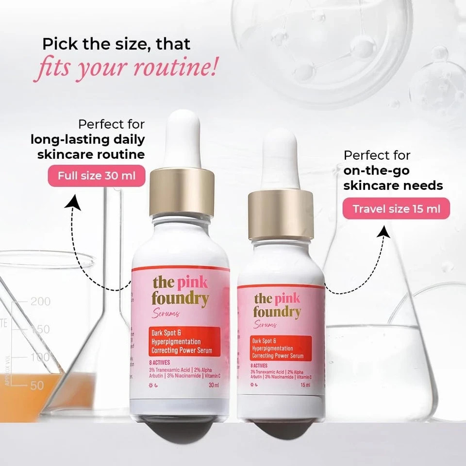 The Pink Foundry Dark Spot & Hyperpigmentation Serum For Men & Women 30 ml
