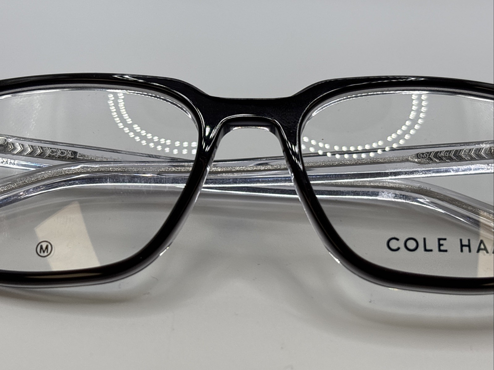 Cole Haan CH4506 (036) Smoke Crystal 52/18 M 140 Men’s Full Rim Eyeglasses A5720