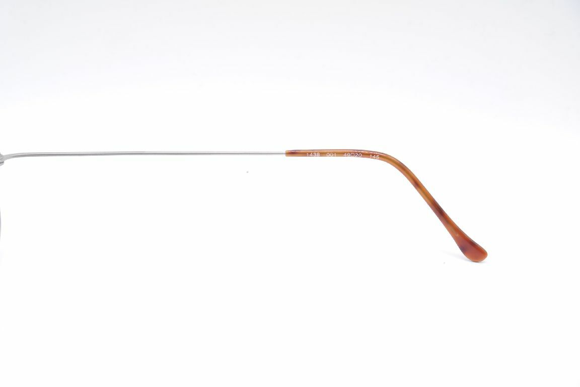 Vintage Logo Aer Line 1438 001 49[]20 145 Brown Oval Glasses NOS