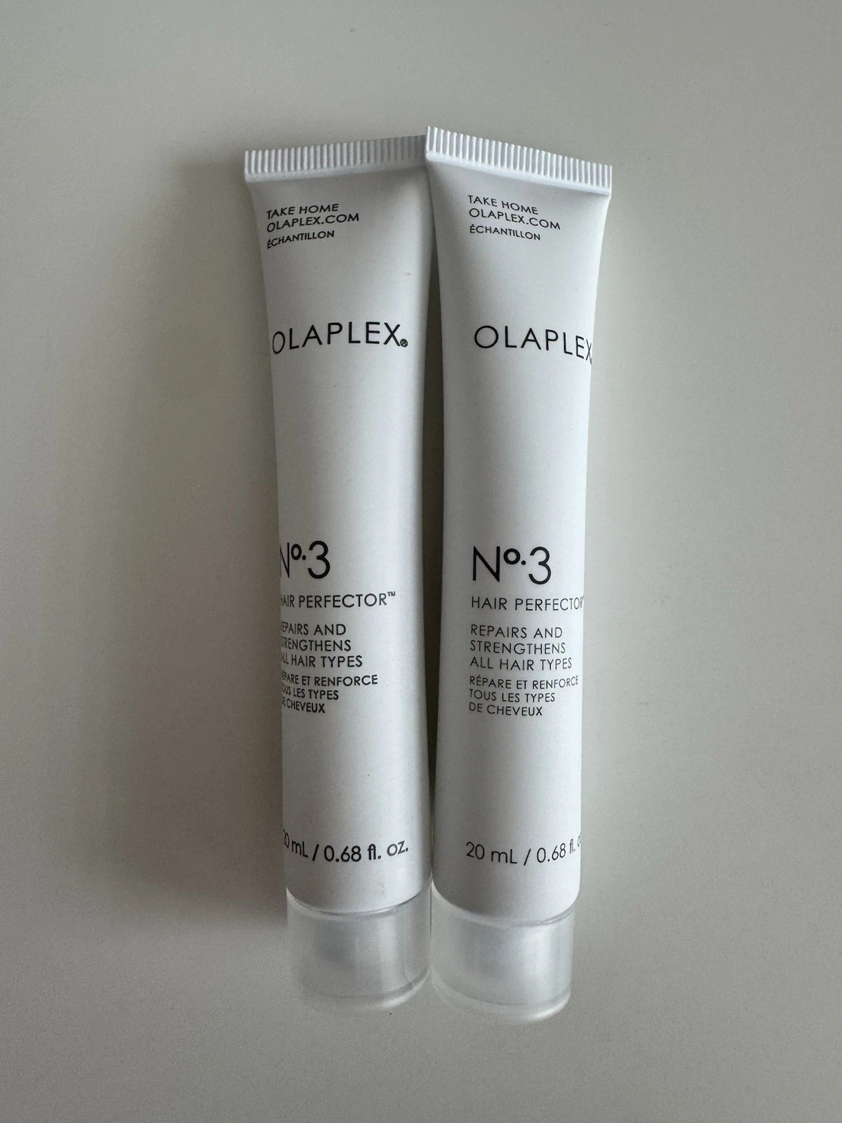2 x Olaplex No.3 Hair Perfector Repairs & Strengthens 0.68 oz /20ml NWOB