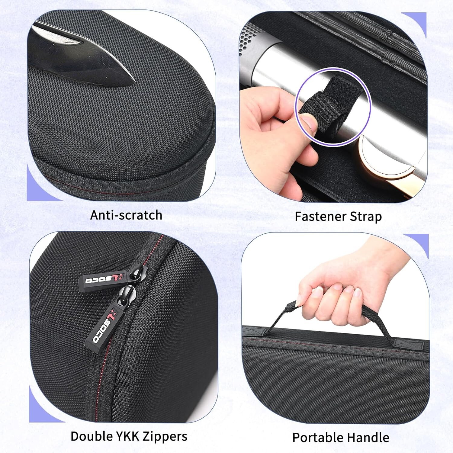 Travel Case for Dyson Airstrait & Corrale Straightener – Water-Resistant Design